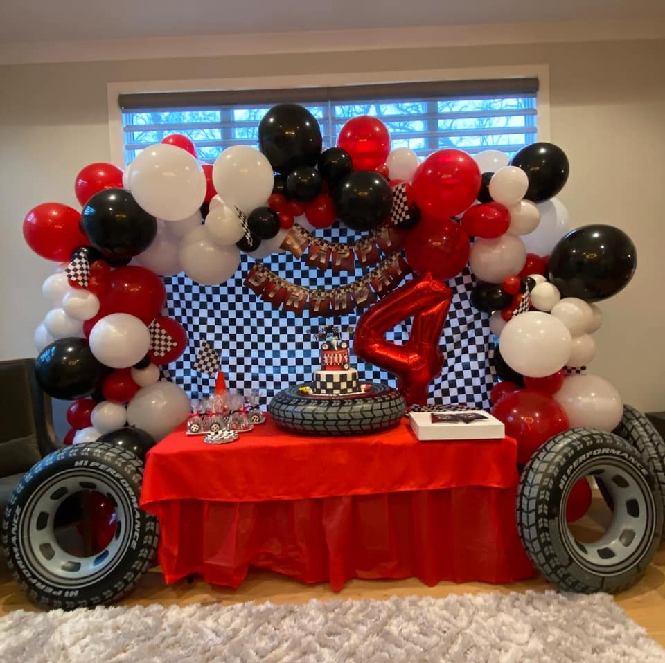 hot wheels balloon arch