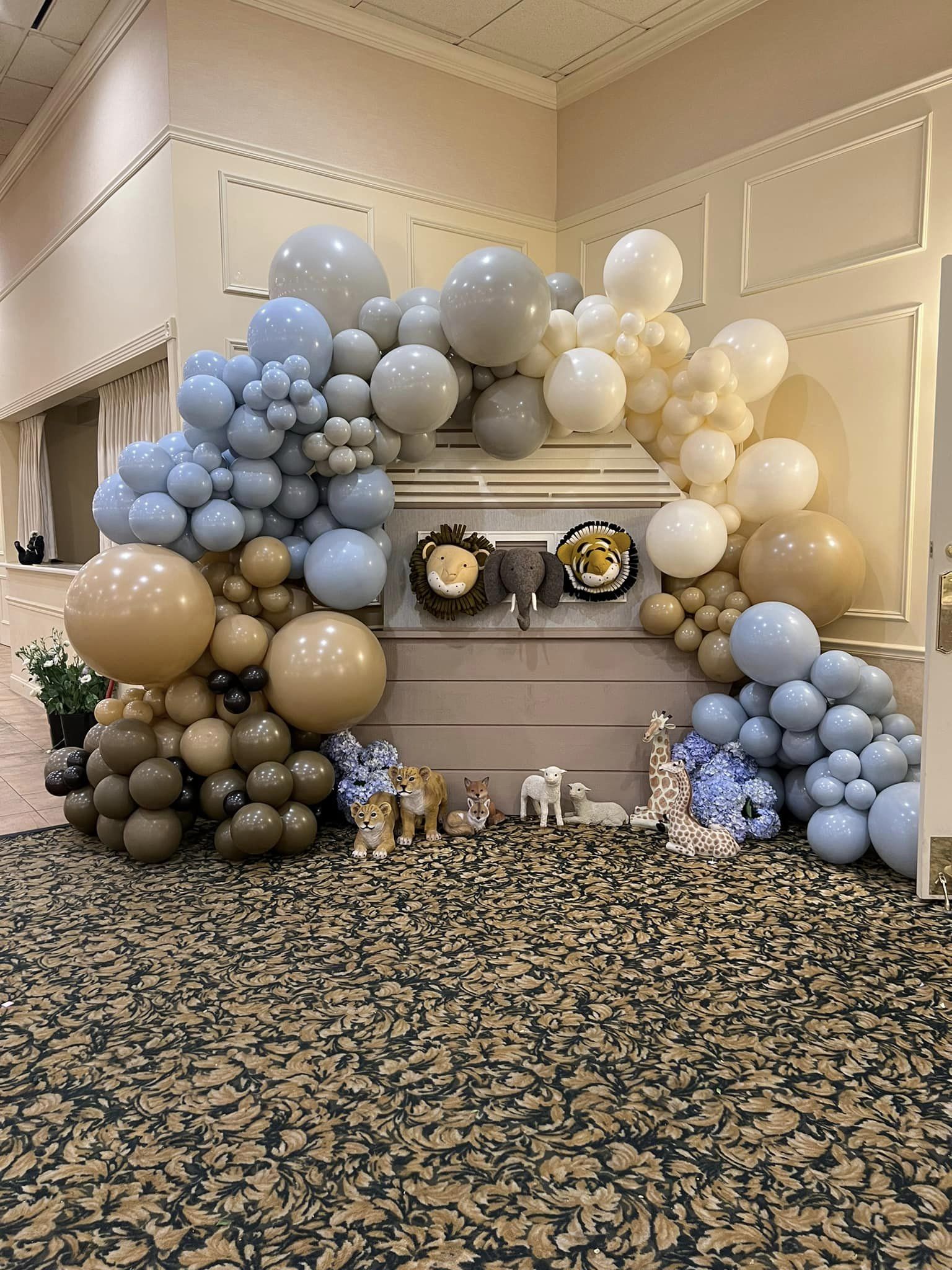 Noah's ark Christening Baptism decorations