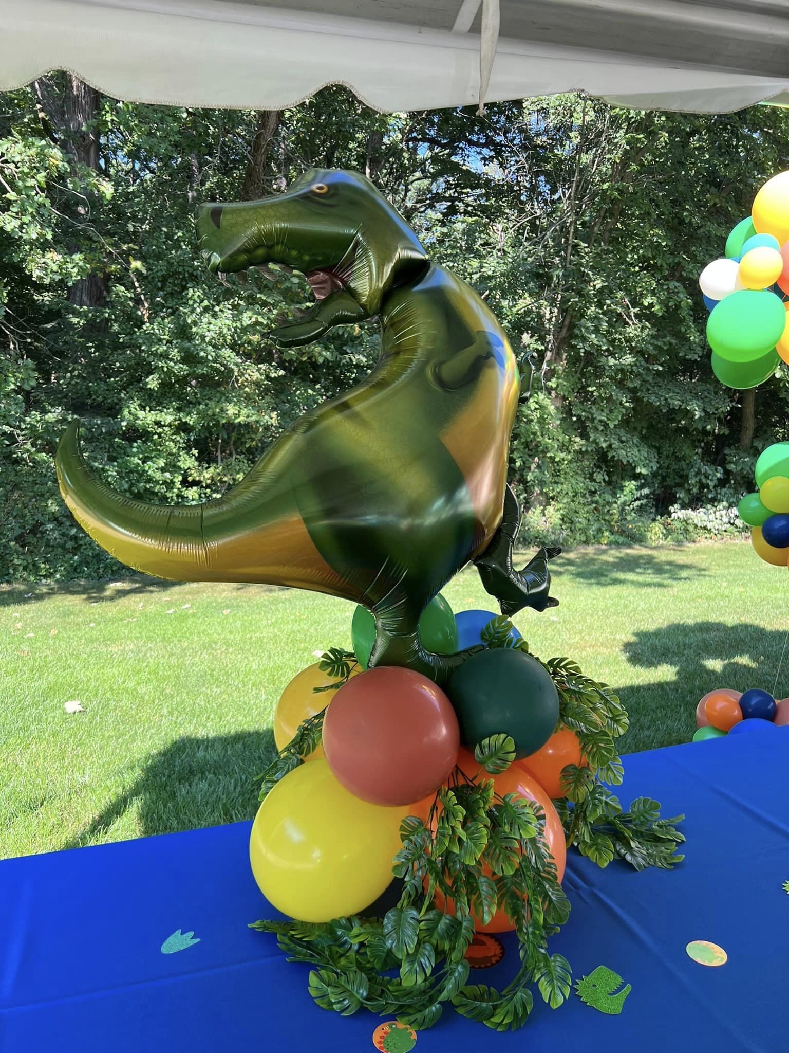 dinosaur three rex party