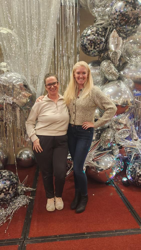 Alissa at NWI Party and Party Lane with Alexis from Fanfaire began the new year with goal setting