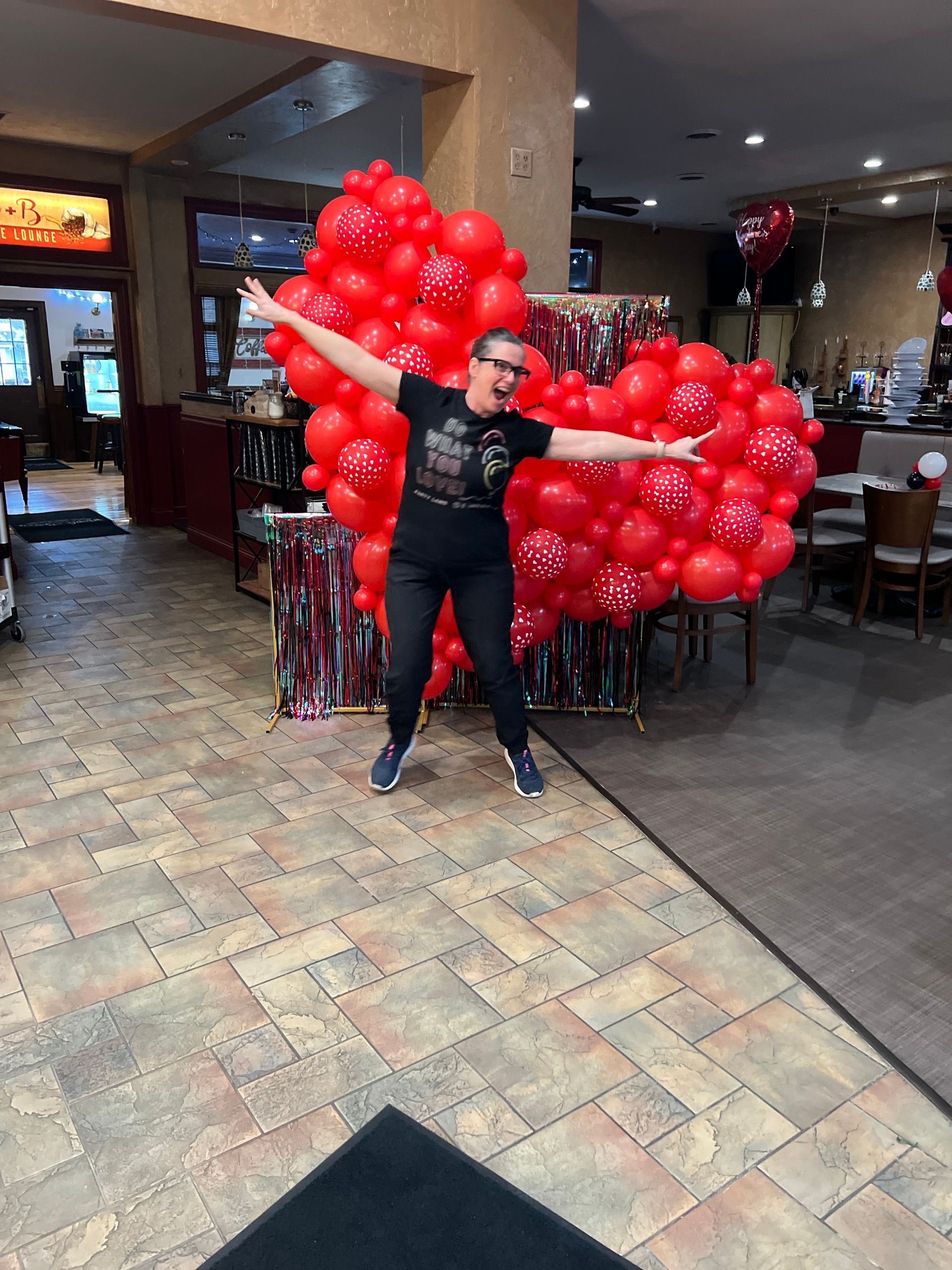 Heart Sculpture to bring the love to Maple + Bacon during the Valentine's day season. 