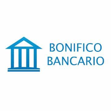 Logo dell'edificio bancario blu con la scritta 