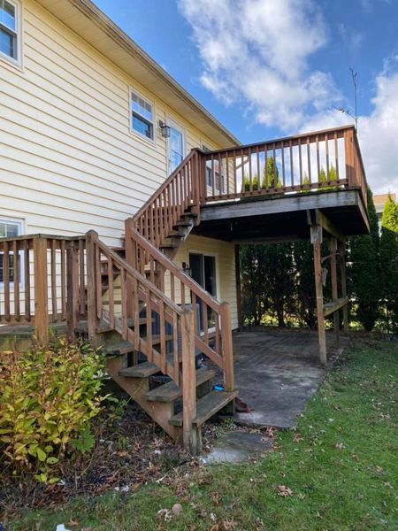 trex deck before