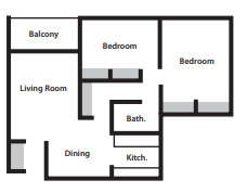 Two Bedroom F