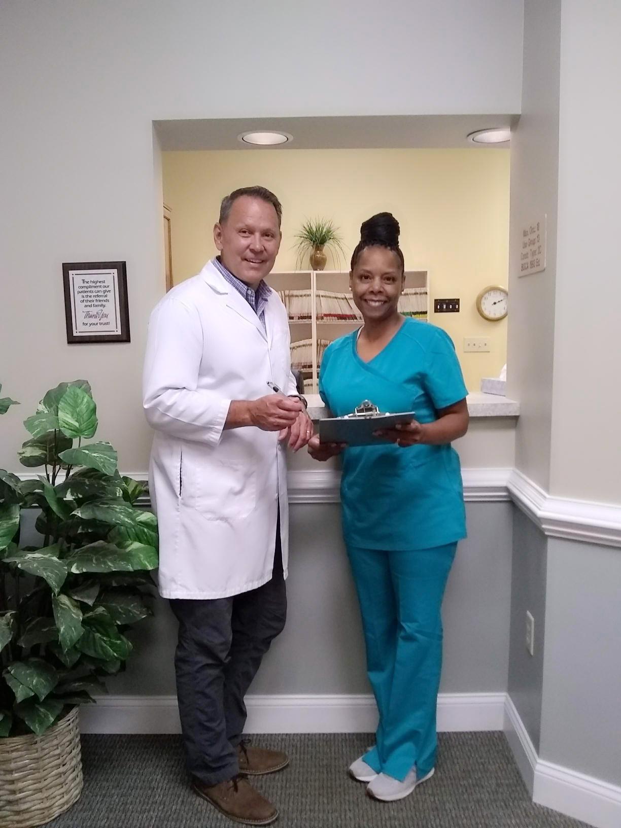 Dr Anderson And Assistant — Glen Allen, VA — Dr. Bradley R. Anderson, DDS