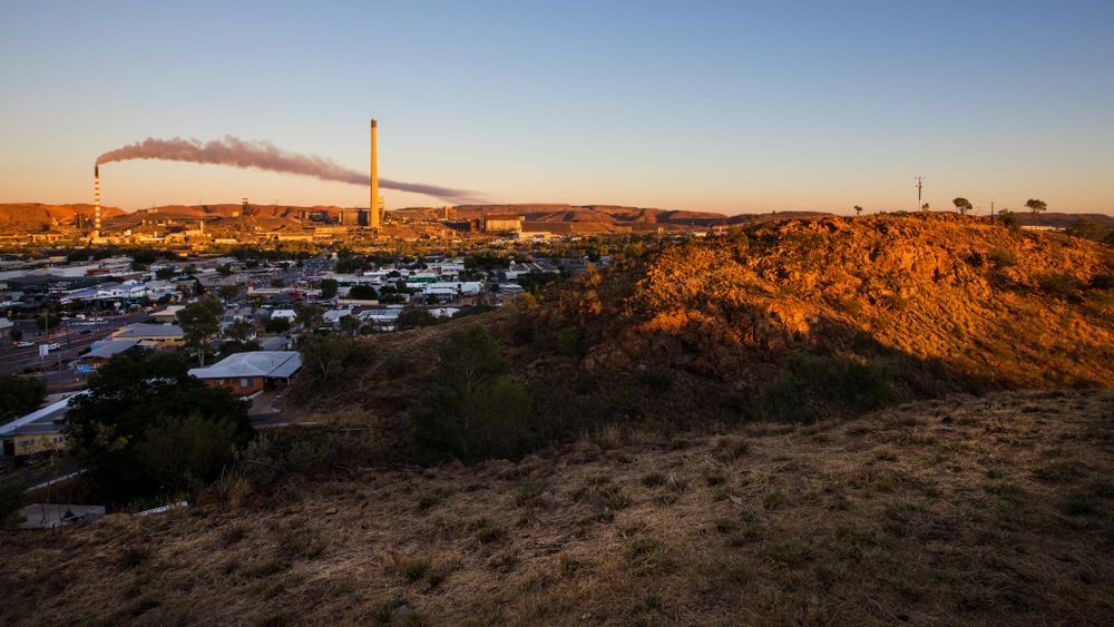 A Blue Oil Tank Is on A Trailer Attached to A Truck — Wades Distributors In Mt Isa, QLD