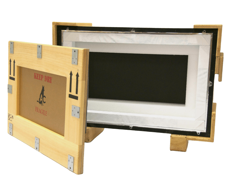 Seamless fine art packing and crating services in San Diego.