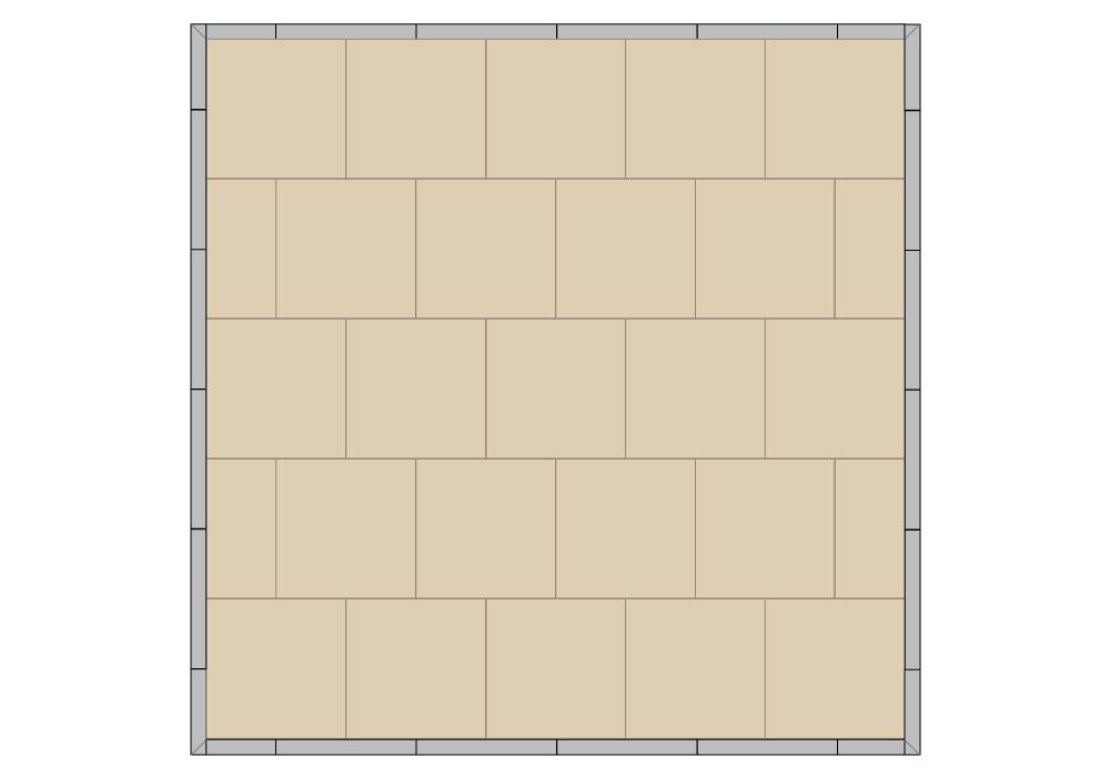 5m x 5m exhibition floor