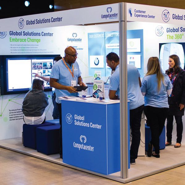 Exhibition booth stand floors