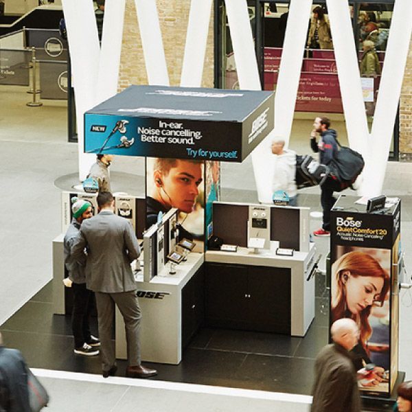 Marketing stand floor solution