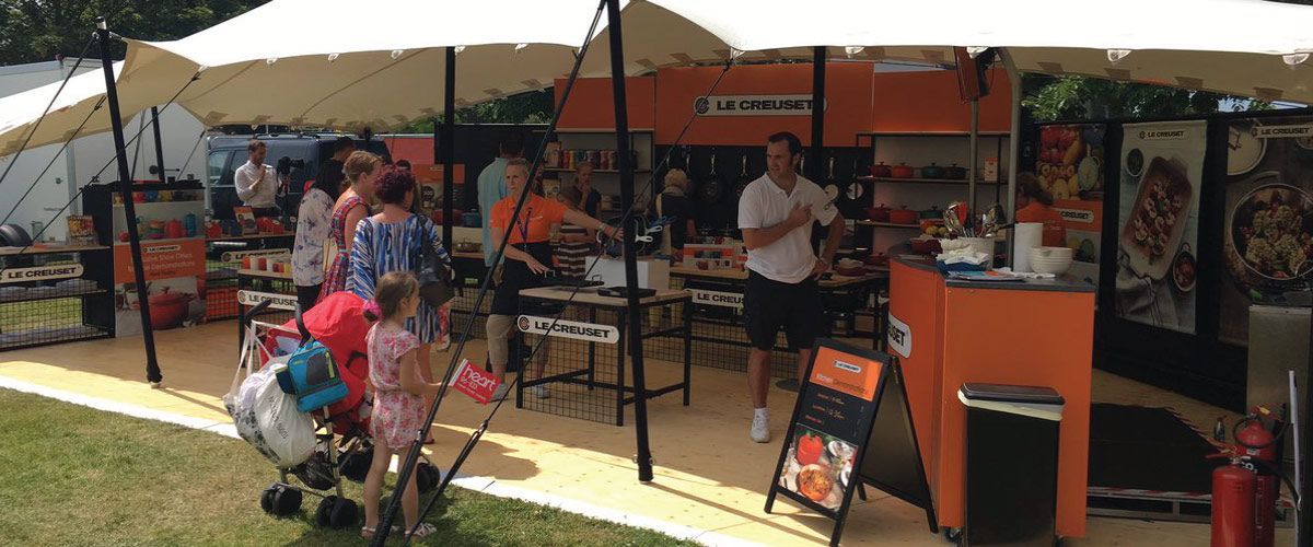 flooring for outdoor stands and tents