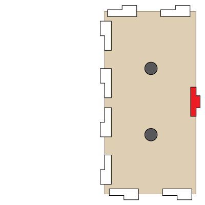 Floortble half floor panel 1m x 0.5m