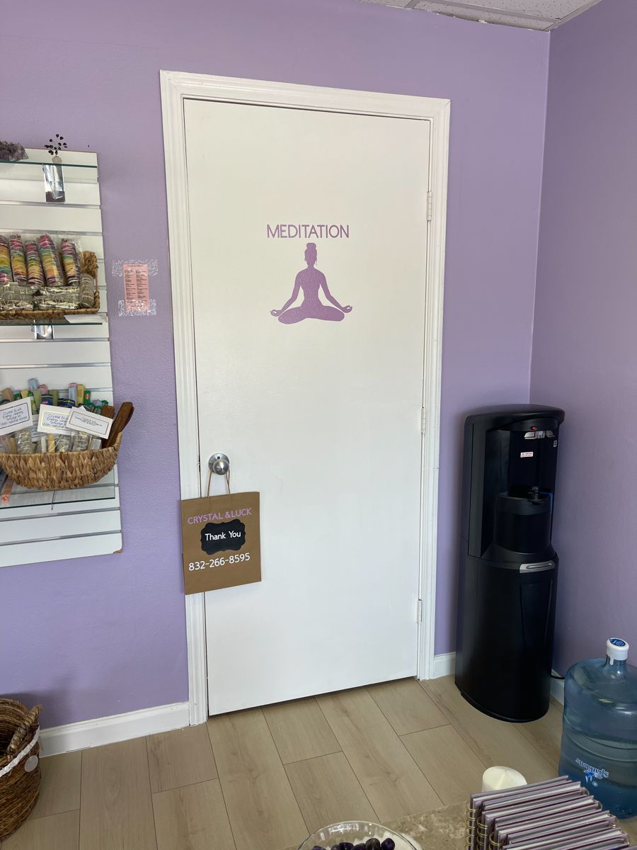White door labeled 