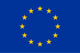 Bandiera blu con 12 stelle dorate in cerchio; simbolo dell'Unione Europea.