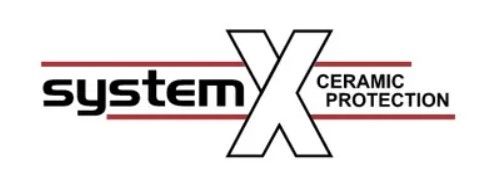 System X Ceramic Protection A logo for a company called system x ceramic protection.