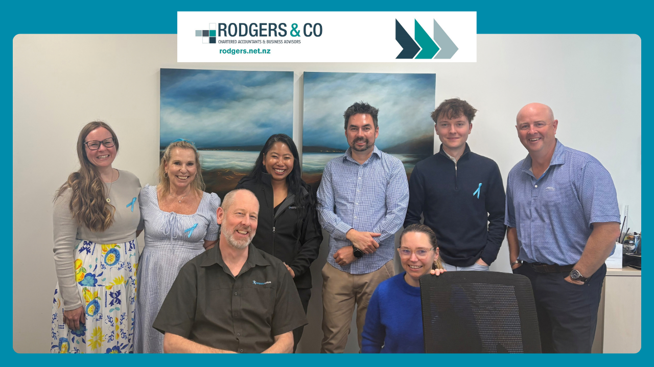 Tushka Schapel from Computer Culture sitting with some of the Rodgers & Co in their offices.