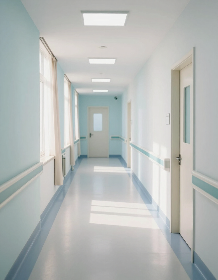 Corridoio ospedaliero luminoso