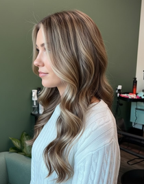 Balayage highlights by Aspen Brooke Studio