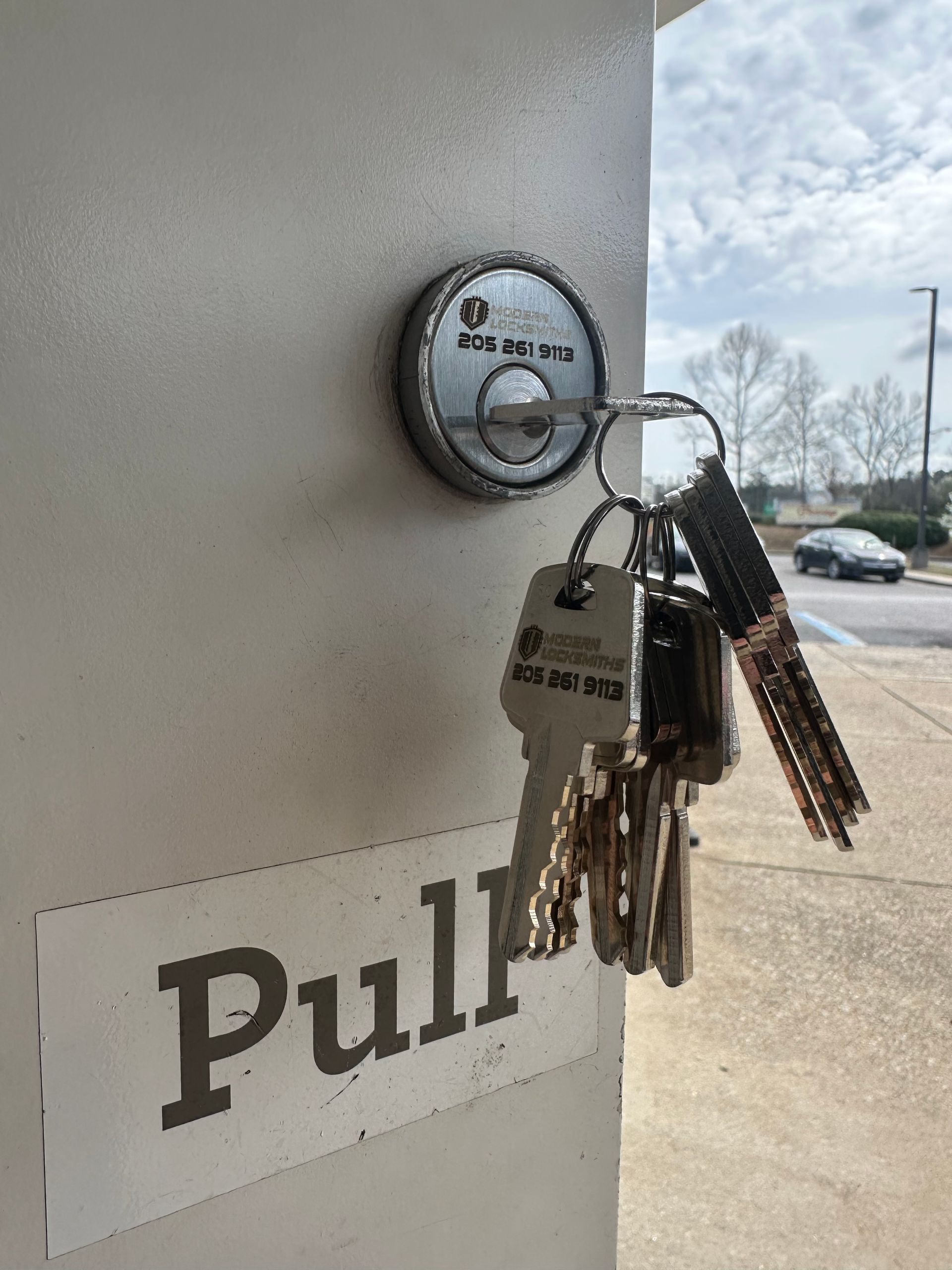 keys in a lock