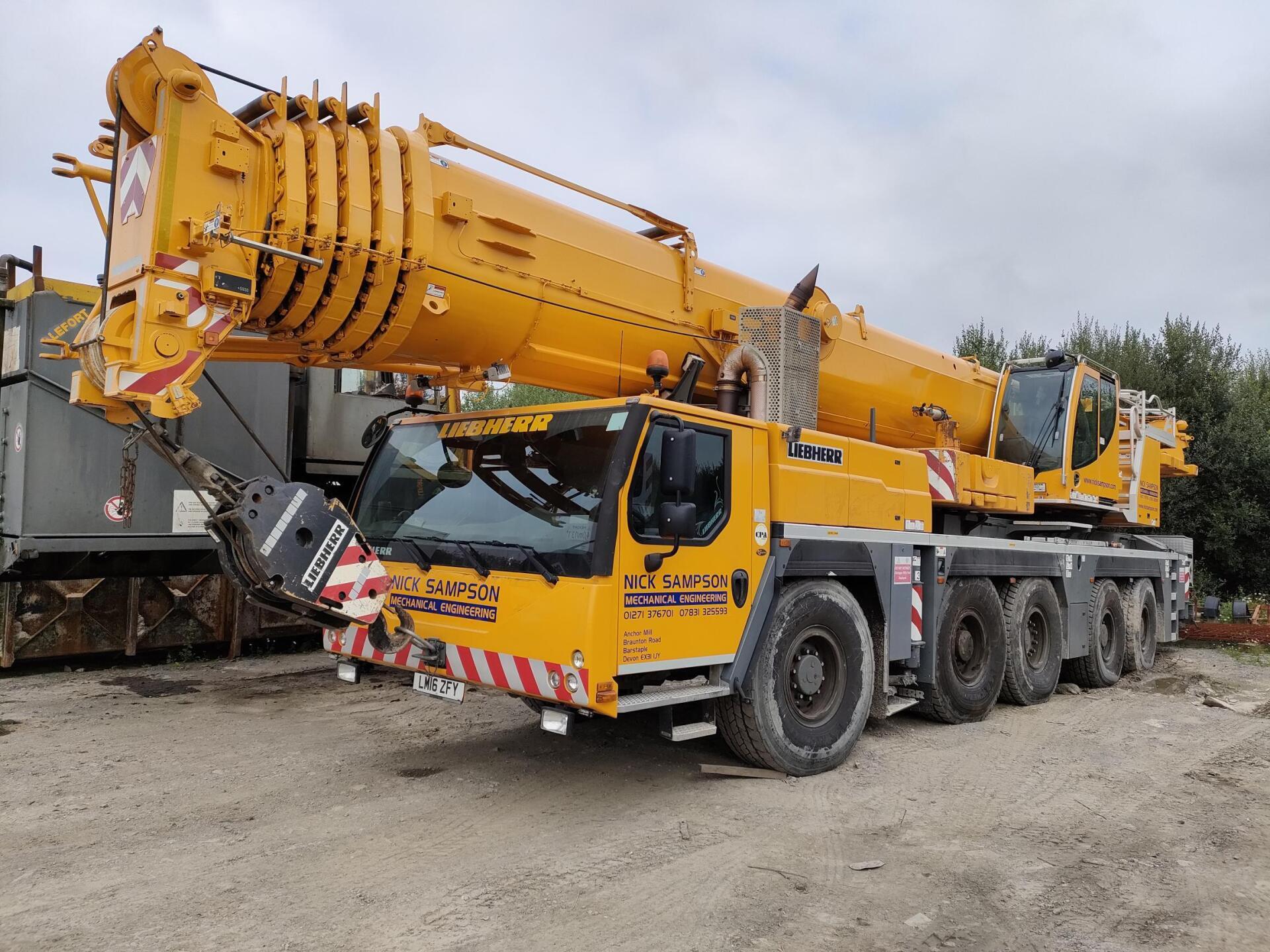 Mobile Crane Hire in Barnstaple & Bideford Nick Sampson