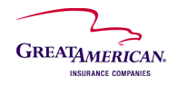 The logo for great american insurance companies has a red eagle on it.