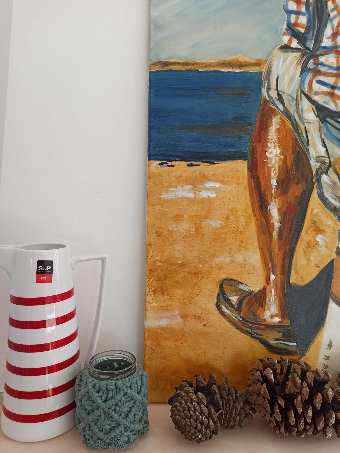 Peniche fisher oil on canvas