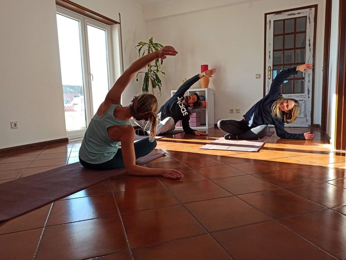 yoga session