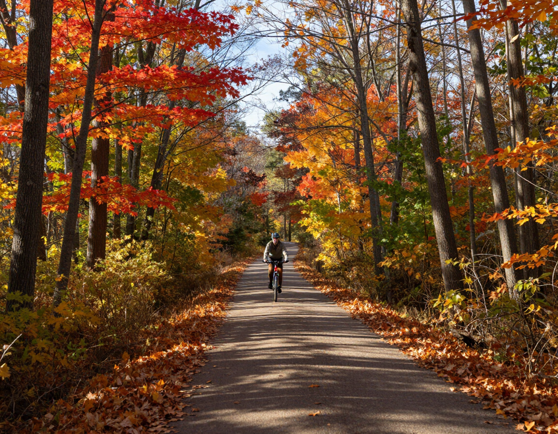 Chippewa River State Trail near Eau Claire