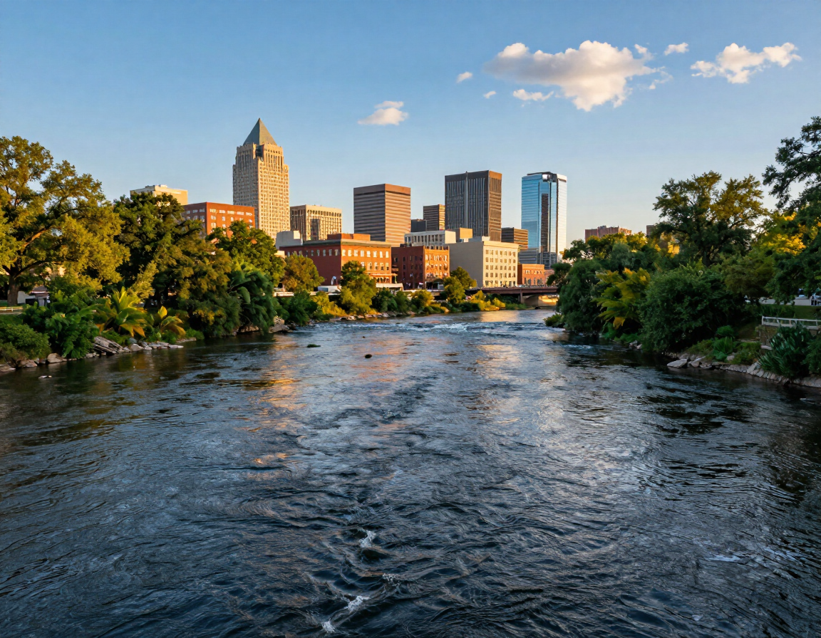 Scenic view of Eau Claire, Wisconsin