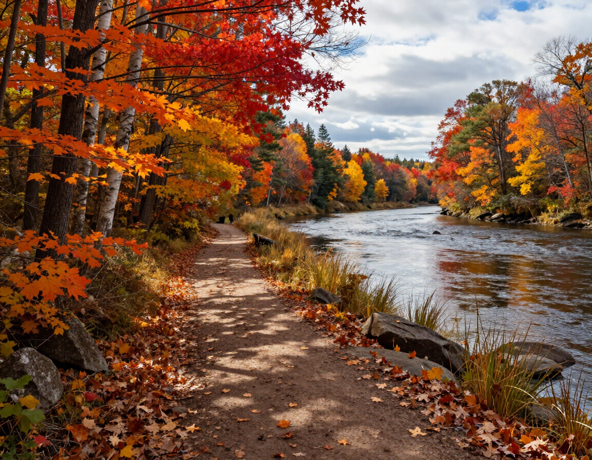 Trail along the Chippewa River