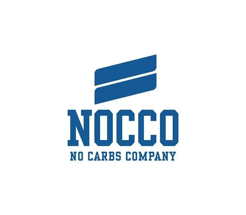 The blue logo for NOCCO, which reads