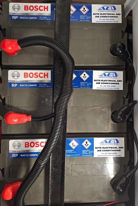 AGM Battery System Installation on a Caravan