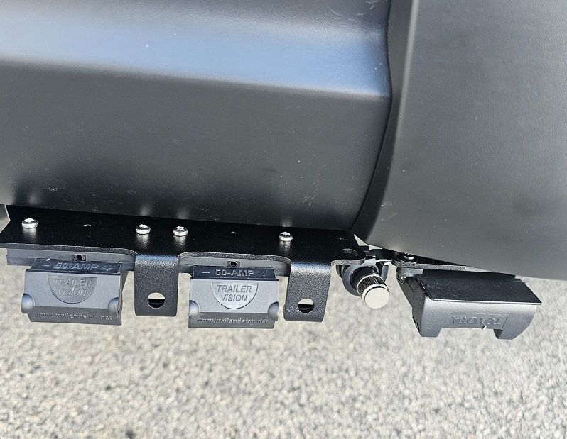 300 Series LandCruiser fitted Anderson red and grey power plugs for extended off-grid holidays by Automotive Electrical Designs