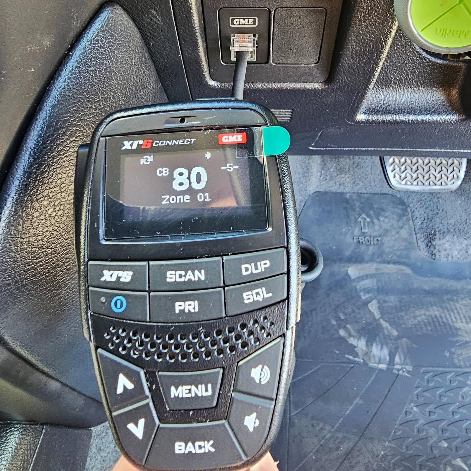Roof-Mounted Solar Panel and UHF two-way radio Installation for Off-Grid Touring