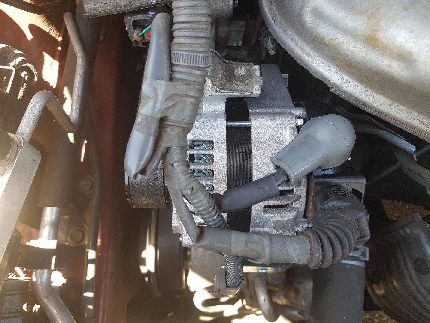 Toyota Camry installation of new starter motor - Automotive Electrical Designs