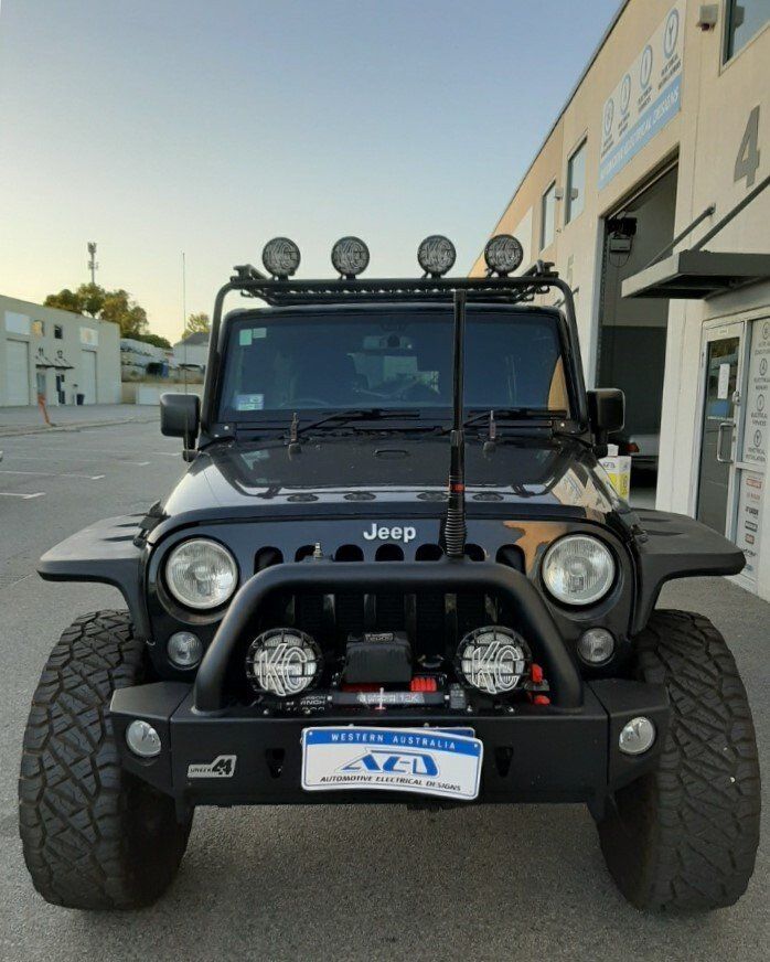 LED Spot lights installed for Jeep | Automotive Electrical Designs, O'Connor, Perth WA