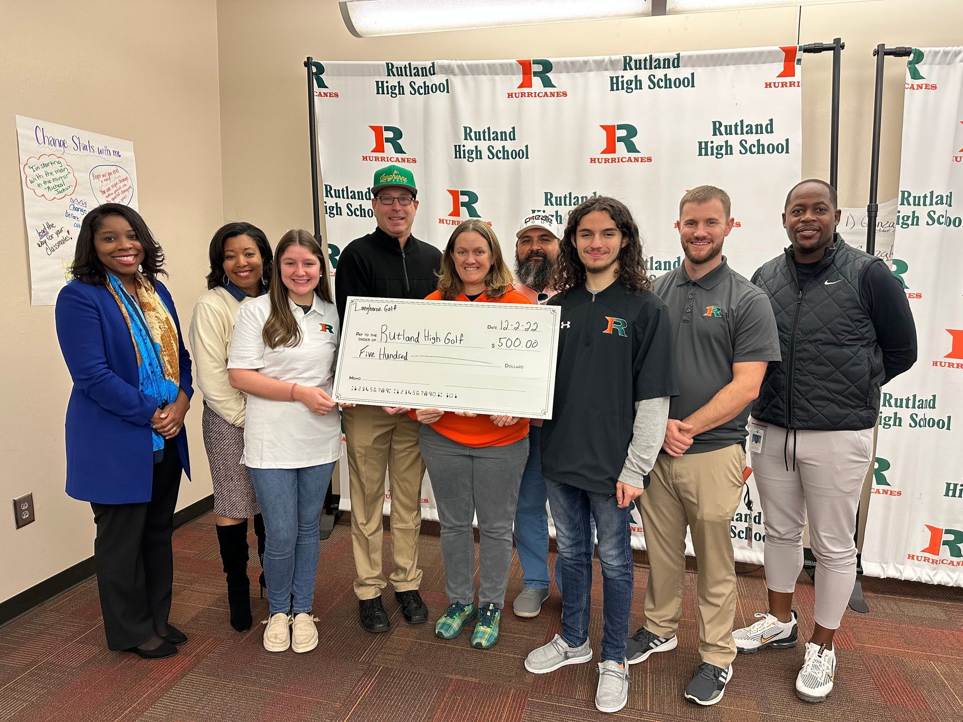 Rutland Golf Donation