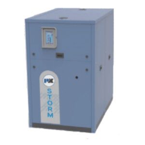 A blue box with the word storm on it