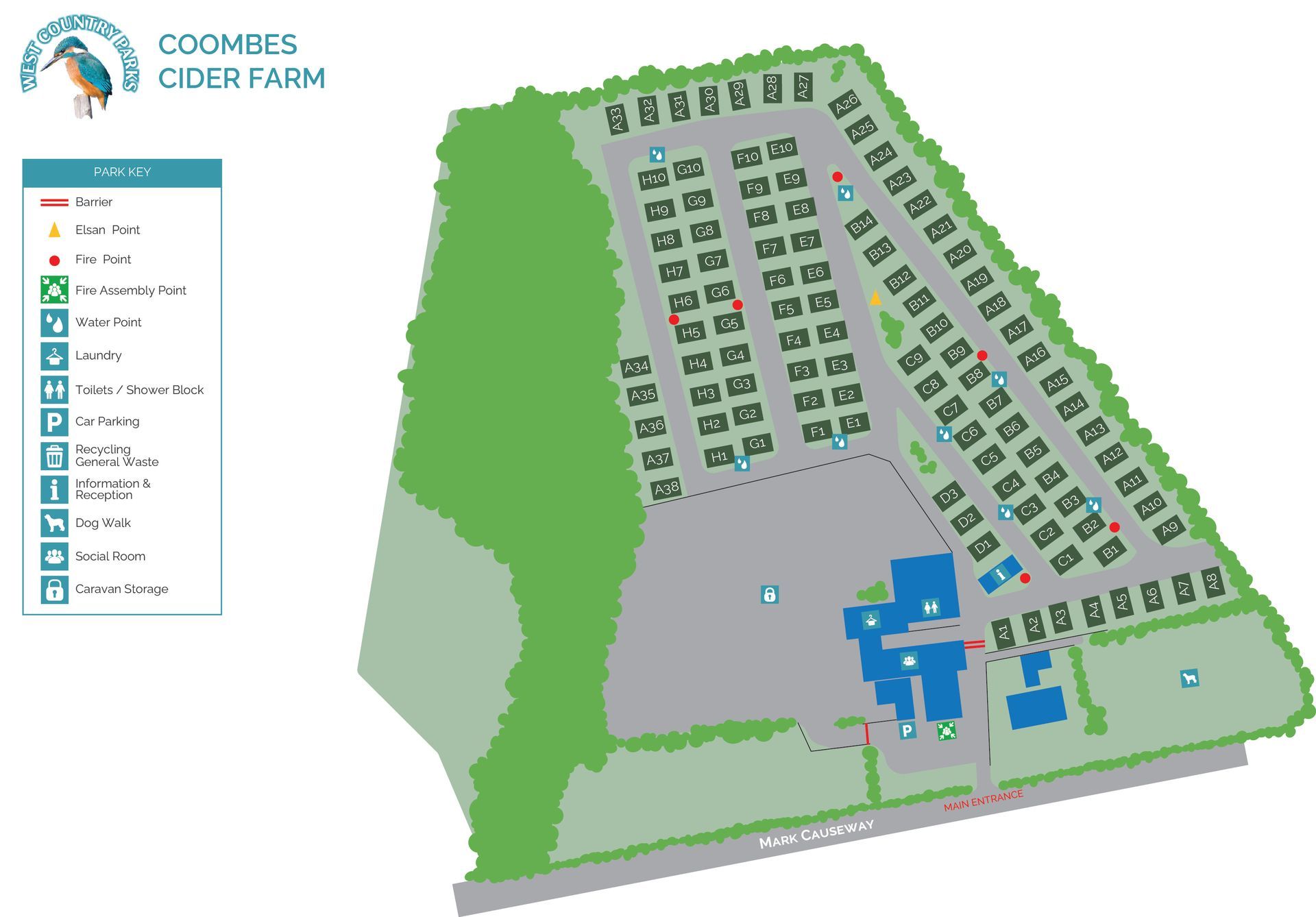 Map of Coombes Cider Farm