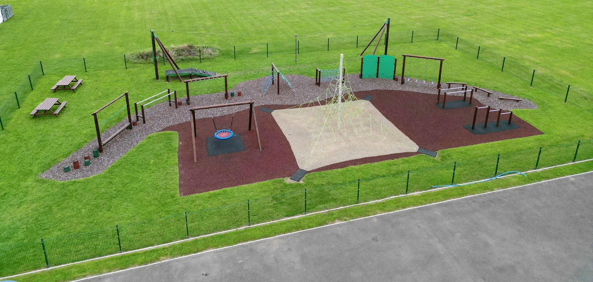 Adventure playground at our Weston-super-Mare campsite