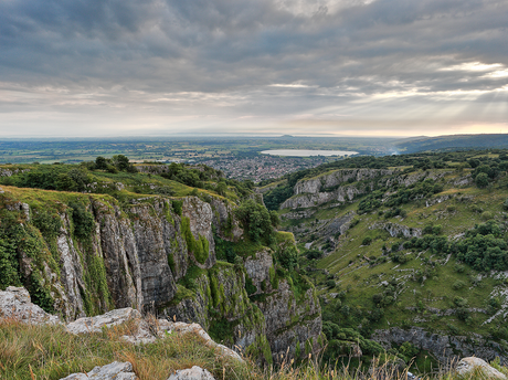 Cheddar Gorge, near our Cheddar campsite, Rodney Stoke