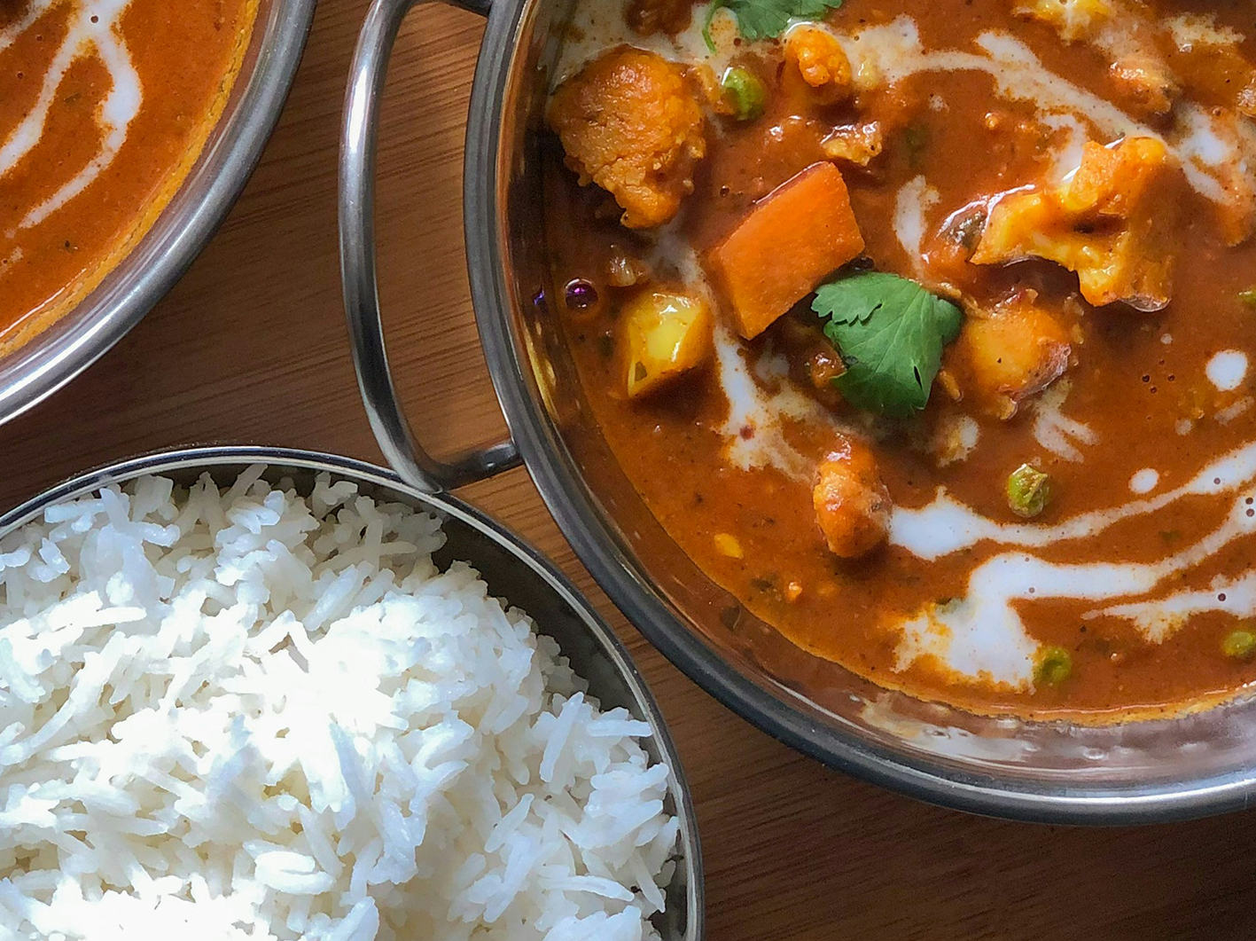 Curry and rice