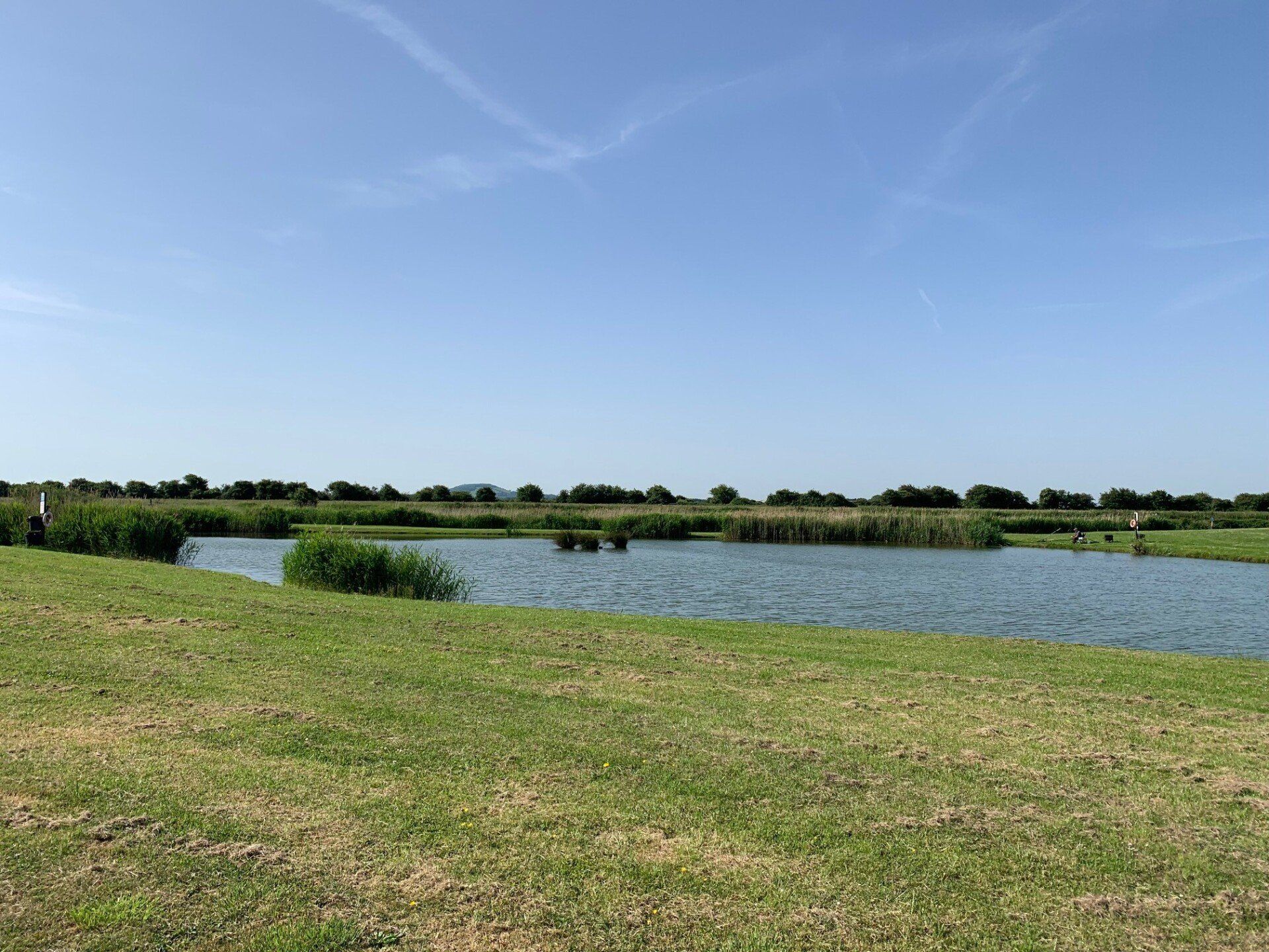 Fishing lake near Weston-super-Mare