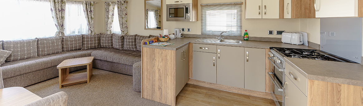 Static caravan for hire near Weston-super-Mare