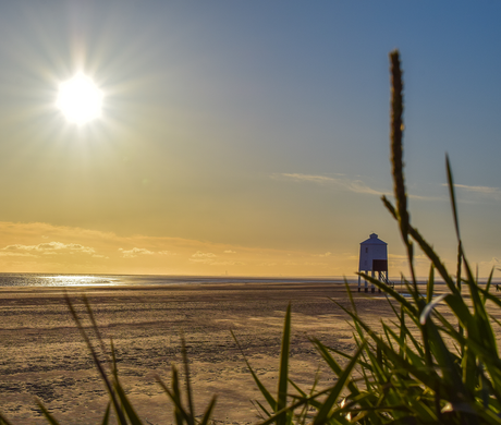 View of Burnham-on-Sea beach near our holiday parks.