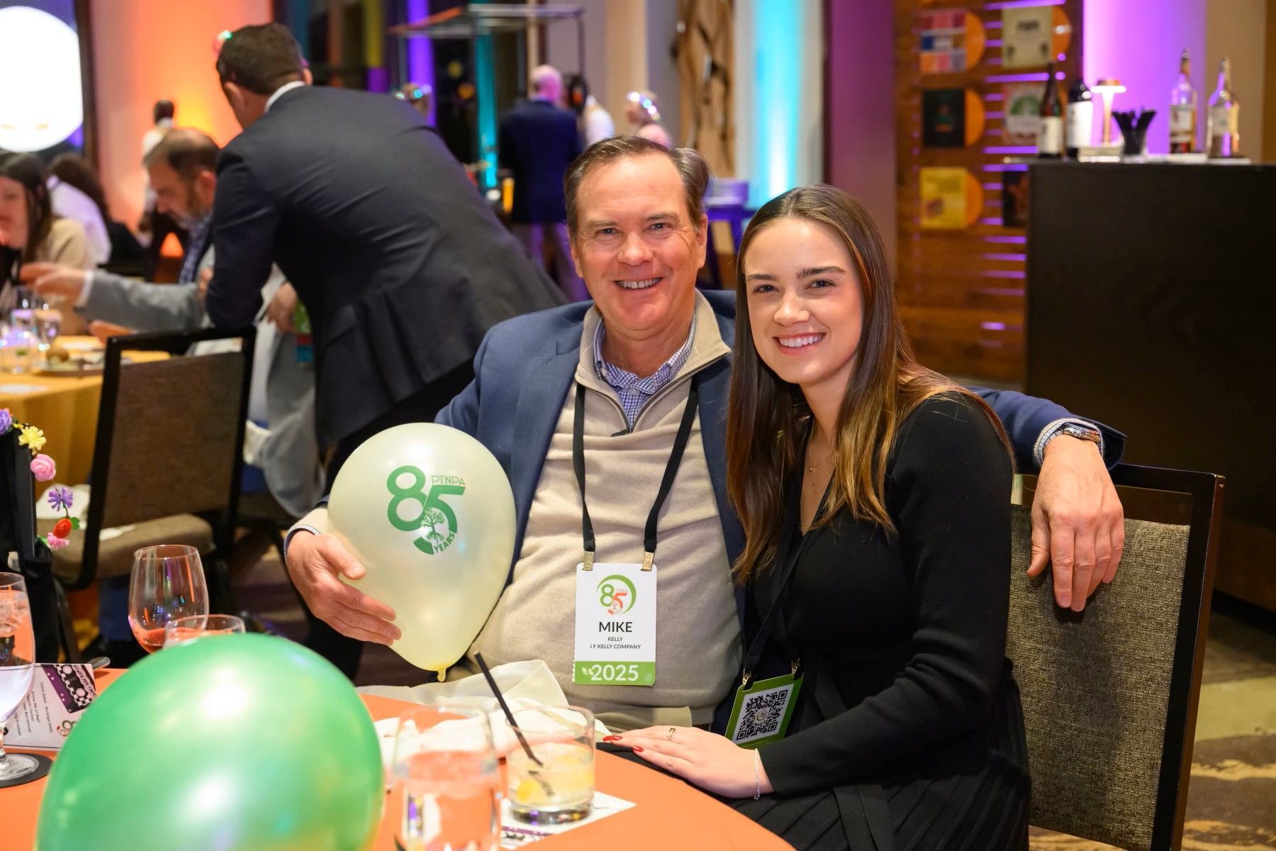 picture of michael kelly and caroline kelly at food ingredient supplier event