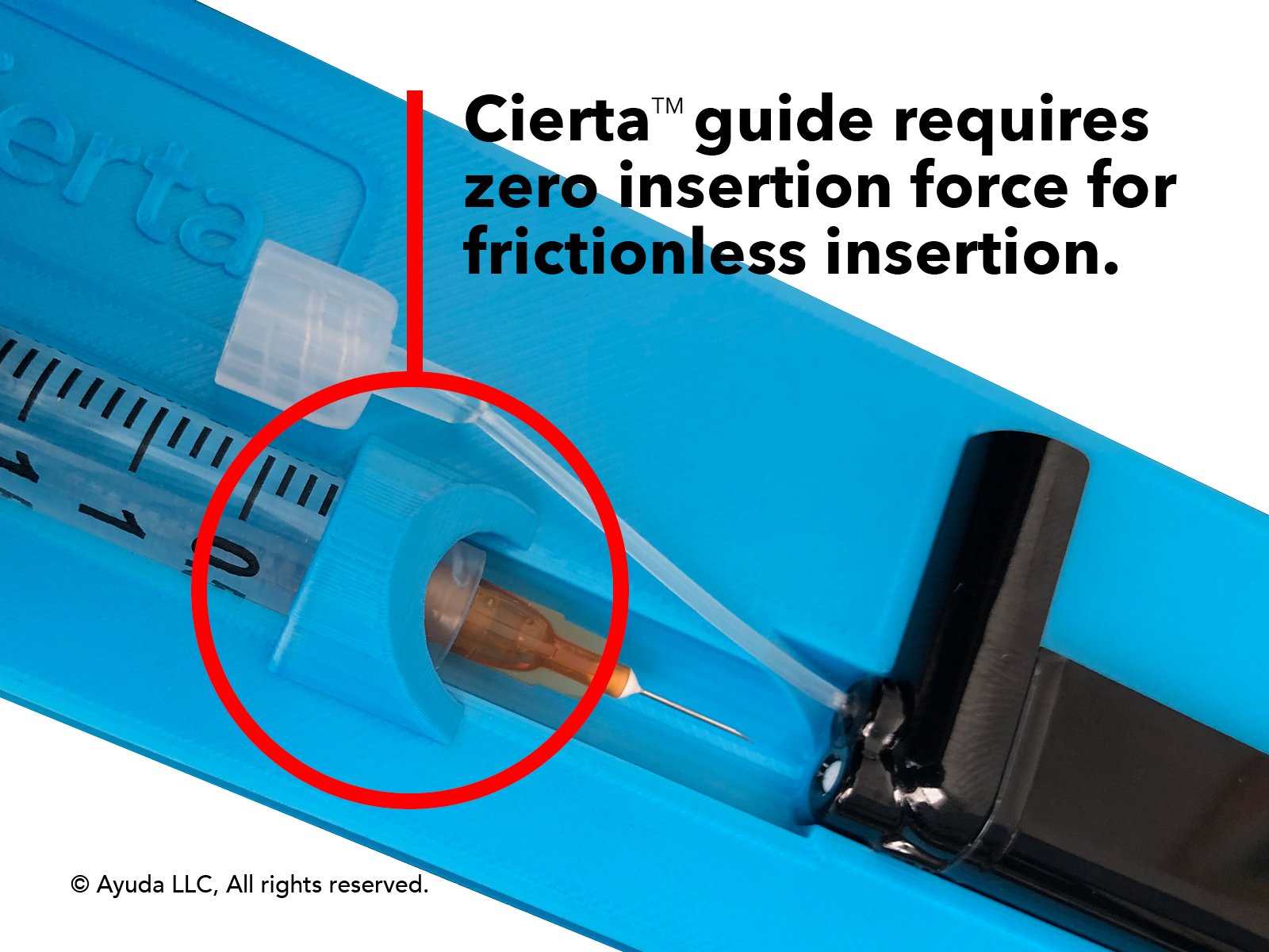Cierta Accurately fill your tslim X2 cartridge every time.