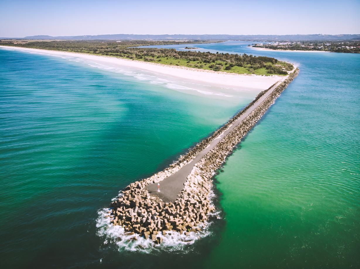 Aerial View of a Small Island — GZM 4x4 Performance In Ballina, NSW