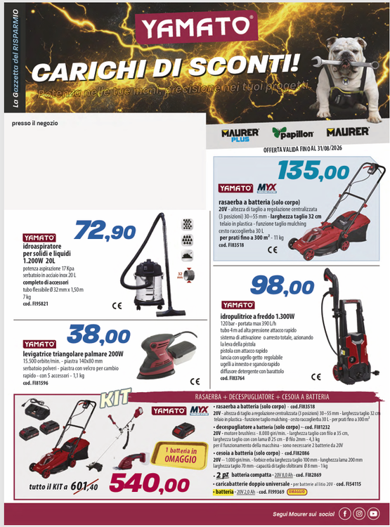OFFERTE ELETTROUTENSILI