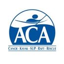 The logo for aca canoe kayak sup raft rescue